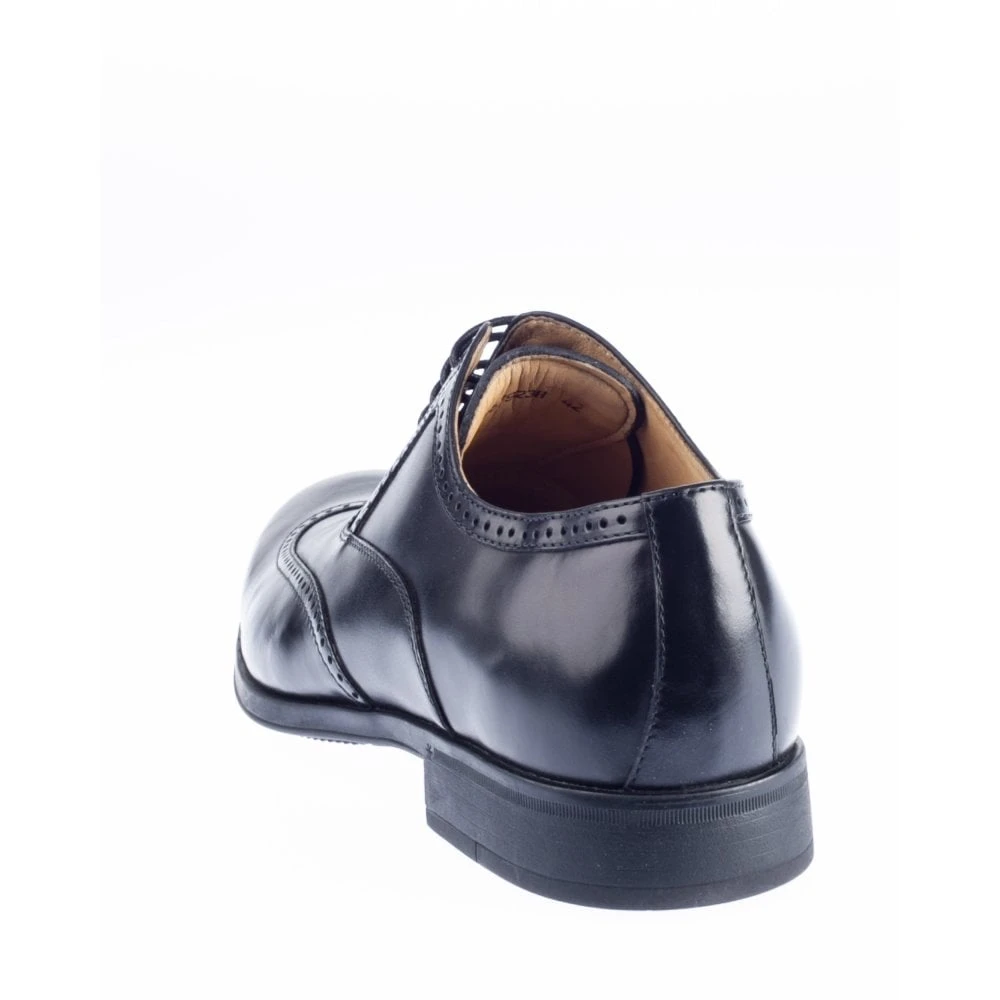 Steptronic BROGUE SHOE Bugos Black Soft Leather Wing Cap Lace Up Formal 5 Steptronic BROGUE SHOE Bugos Black Soft Leather Wing Cap Lace Up Formal - Image 5