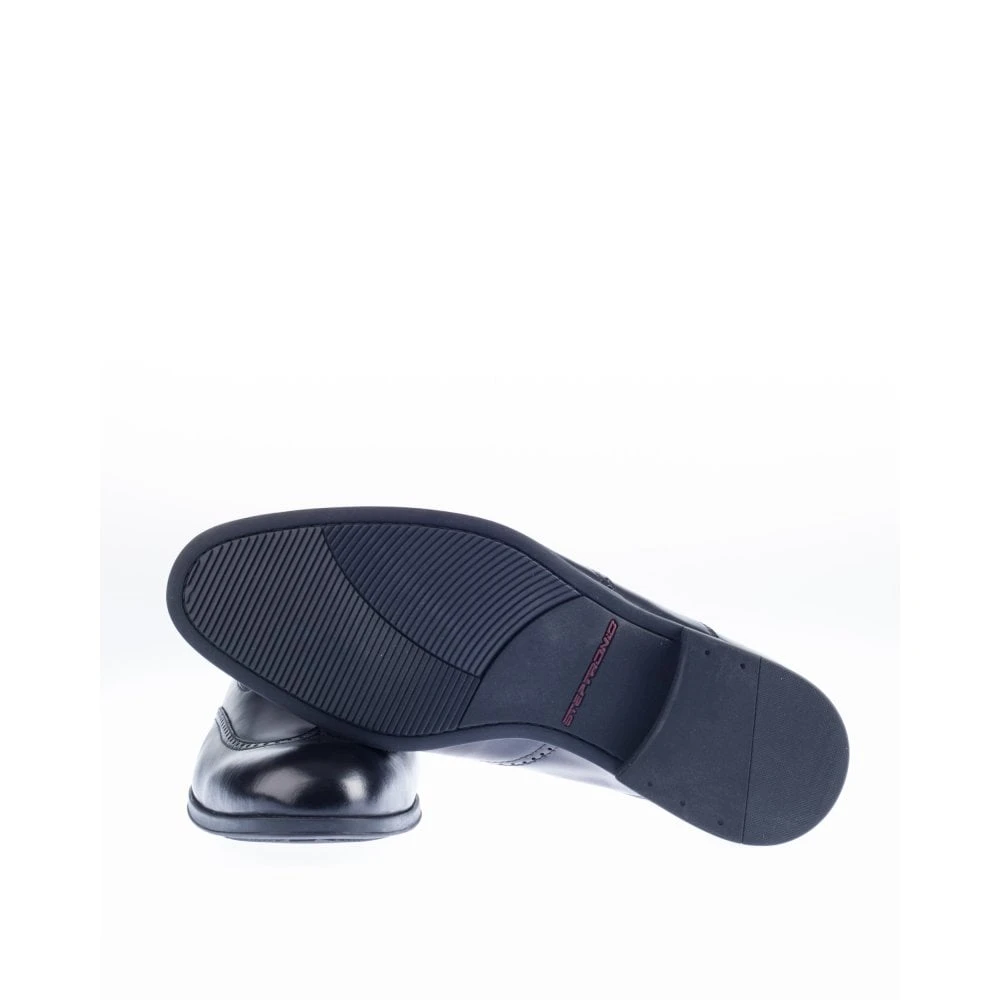 Steptronic BROGUE SHOE Bugos Black Soft Leather Wing Cap Lace Up Formal 6 Steptronic BROGUE SHOE Bugos Black Soft Leather Wing Cap Lace Up Formal - Image 6