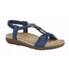Cipriata Sandal Zana Navy L660 NAVY Slip On