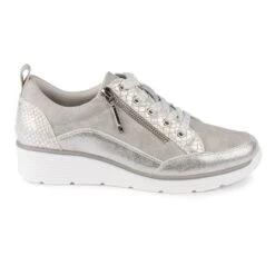 Lunar Trainer Kiley SILVER DLWOO4 7 Lunar Trainer Kiley SILVER DLWOO4 -Cheap Shoes Shop dlw004 kiley wedge trainer 4