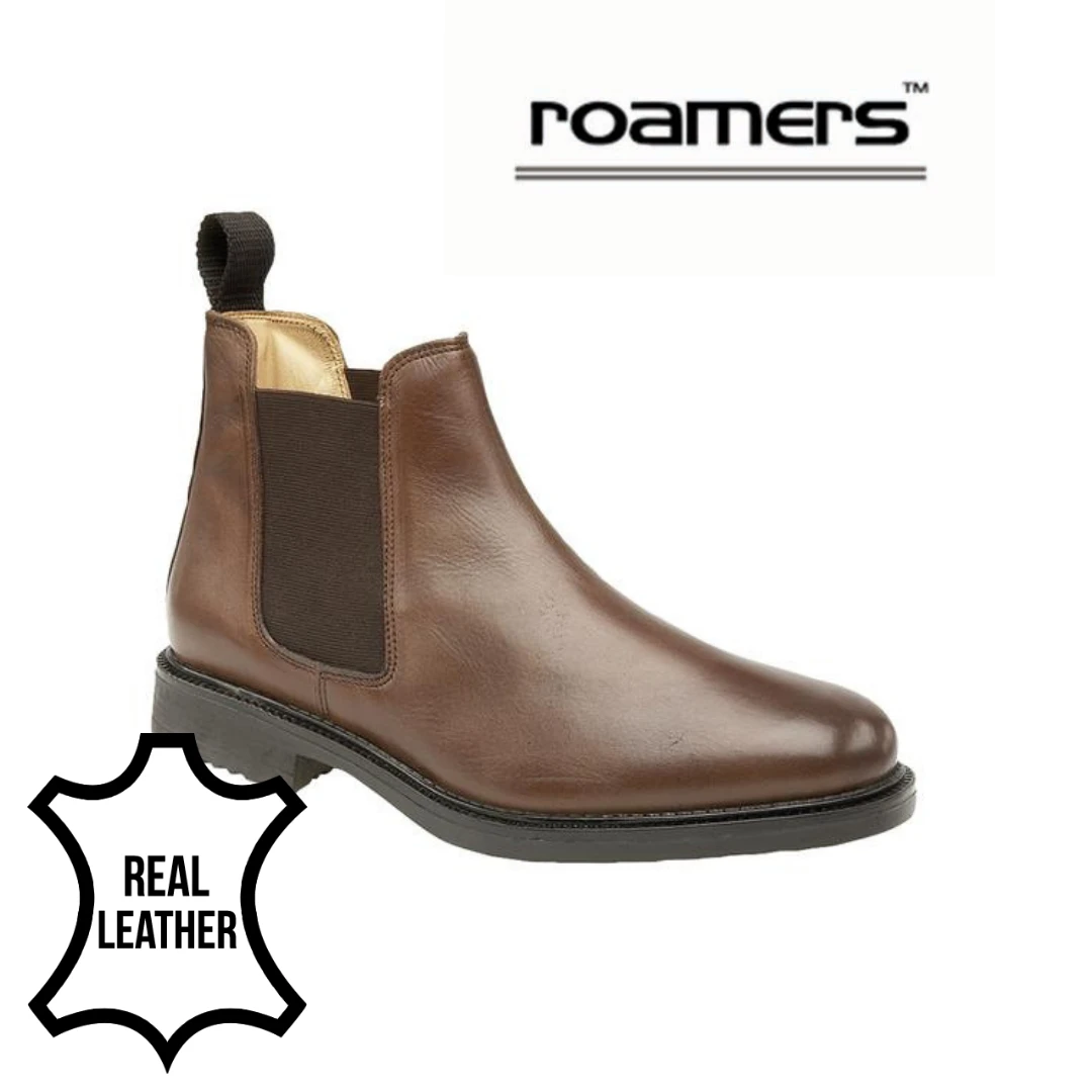 RoamersBROWN Leather Chelse Boots M278B 2 RoamersBROWN Leather Chelse Boots M278B - Image 2