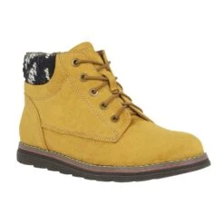 Lotus Ankle Boot Sycamore Mustard Faux Suede With Zip