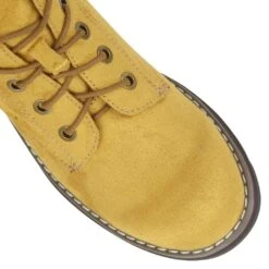 Lotus Ankle Boot Sycamore Mustard Faux Suede With Zip -Cheap Shoes Shop mustard sycamore textile ankle boots lotus p12269 27287 image
