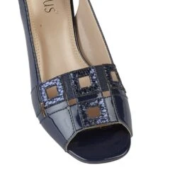 Lotus Ladies AUBREY Navy Sling Back Shoes -Cheap Shoes Shop navy aubrey open toe sling back sandals lotus p11832 25919 image