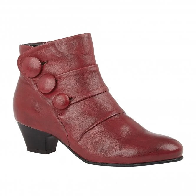 Lotus Ankle Boot Prancer RED 1 Lotus Ankle Boot Prancer RED