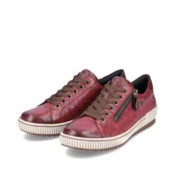 Remonte Shoe RED D0700-35 Red Leather Trainer With Zip -Cheap Shoes Shop remonte d0700 women shoes p13918 119503 image