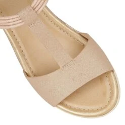 Lotus SANDAL WITH Wedge HEEL KIERA Rose Gold -Cheap Shoes Shop rose gold kiera wedge open toe sandals lotus p11959 26275 image