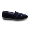 Ladies Slipper By Sleepers Inez In Navy LS792C