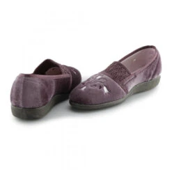 Ladies Slipper By Sleepers Inez In Heather LS792M -Cheap Shoes Shop sleepers inez ladies full slippers red p7423 105775 image